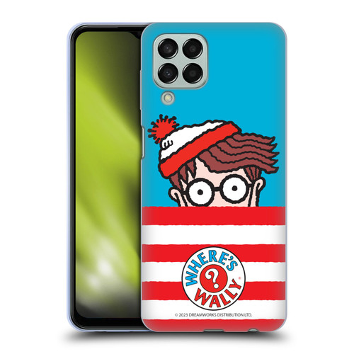 Where's Wally? Graphics Half Face Soft Gel Case for Samsung Galaxy M33 (2022)