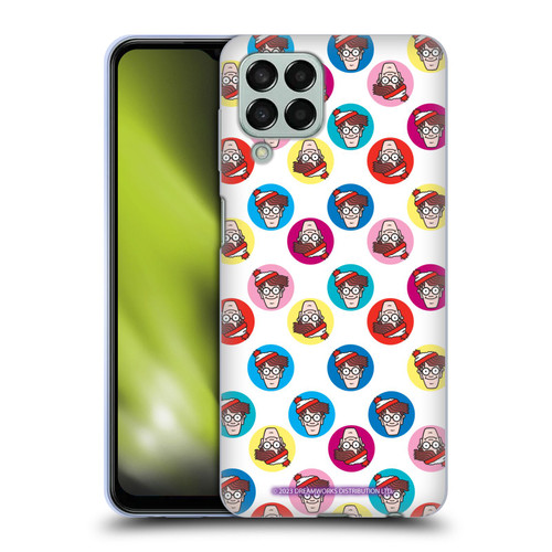 Where's Wally? Graphics Face Pattern Soft Gel Case for Samsung Galaxy M33 (2022)