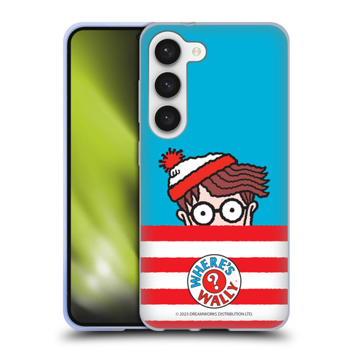 Where's Wally? Graphics Half Face Soft Gel Case for Samsung Galaxy S23 5G