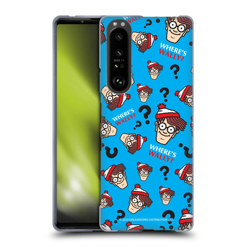 Where's Wally? Graphics Head Pattern Soft Gel Case for Sony Xperia 1 III