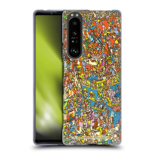 Where's Wally? Graphics Hidden Wally Illustration Soft Gel Case for Sony Xperia 1 III