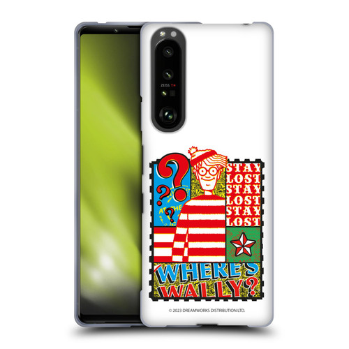 Where's Wally? Graphics Stay Lost Soft Gel Case for Sony Xperia 1 III