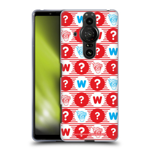 Where's Wally? Graphics Circle Soft Gel Case for Sony Xperia Pro-I