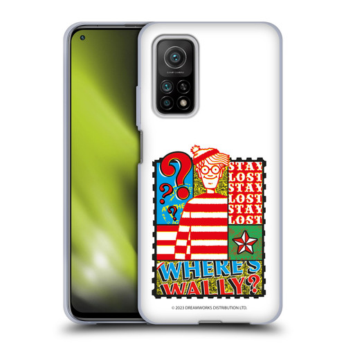 Where's Wally? Graphics Stay Lost Soft Gel Case for Xiaomi Mi 10T 5G