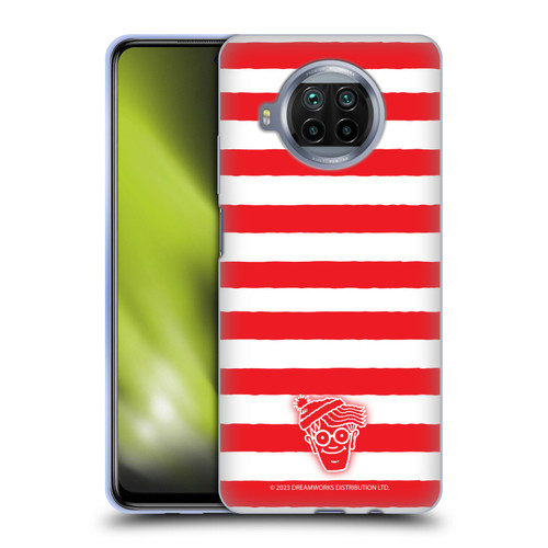 Where's Wally? Graphics Stripes Red Soft Gel Case for Xiaomi Mi 10T Lite 5G