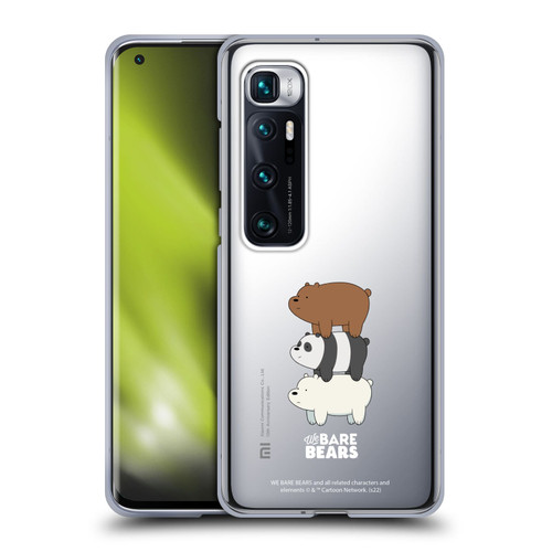 We Bare Bears Character Art Group 3 Soft Gel Case for Xiaomi Mi 10 Ultra 5G