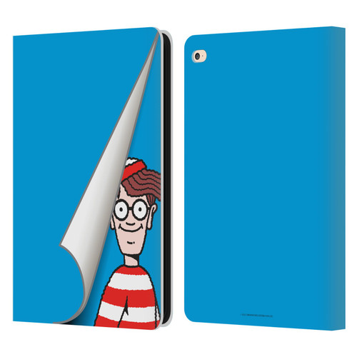 Where's Wally? Graphics Peek Leather Book Wallet Case Cover For Apple iPad Air 2 (2014)