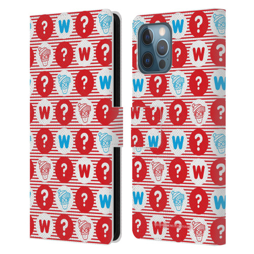 Where's Wally? Graphics Circle Leather Book Wallet Case Cover For Apple iPhone 12 Pro Max