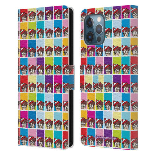 Where's Wally? Graphics Portrait Pattern Leather Book Wallet Case Cover For Apple iPhone 12 Pro Max
