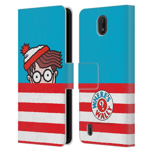 Where's Wally? Graphics Half Face Leather Book Wallet Case Cover For Nokia C01 Plus/C1 2nd Edition