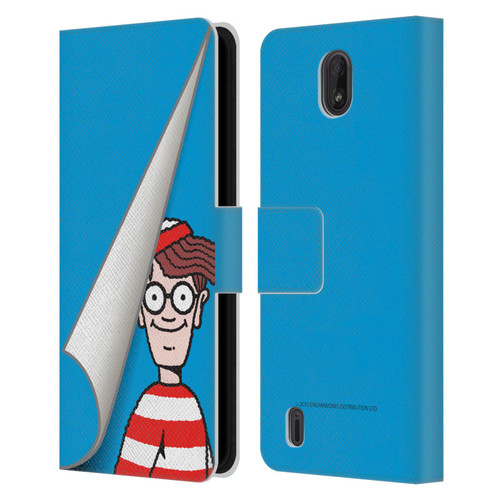 Where's Wally? Graphics Peek Leather Book Wallet Case Cover For Nokia C01 Plus/C1 2nd Edition