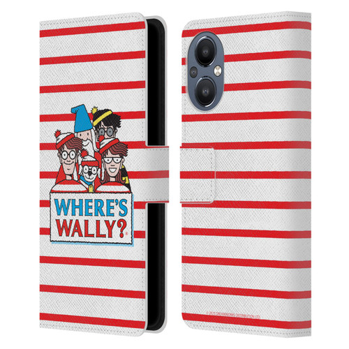 Where's Wally? Graphics Characters Leather Book Wallet Case Cover For OnePlus Nord N20 5G