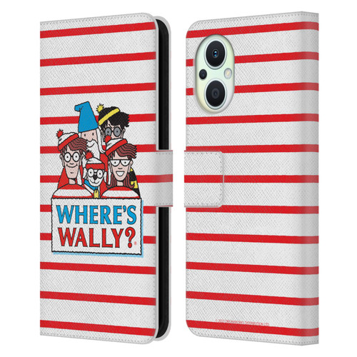 Where's Wally? Graphics Characters Leather Book Wallet Case Cover For OPPO Reno8 Lite