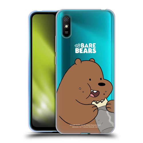 We Bare Bears Character Art Grizzly Soft Gel Case for Xiaomi Redmi 9A / Redmi 9AT