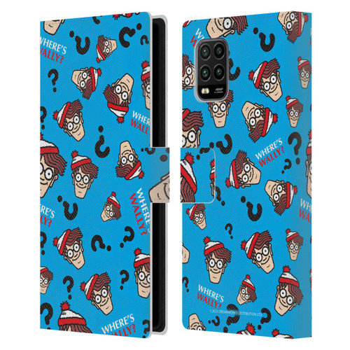 Where's Wally? Graphics Head Pattern Leather Book Wallet Case Cover For Xiaomi Mi 10 Lite 5G