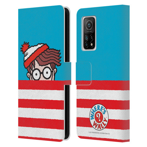 Where's Wally? Graphics Half Face Leather Book Wallet Case Cover For Xiaomi Mi 10T 5G