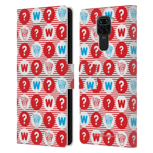 Where's Wally? Graphics Circle Leather Book Wallet Case Cover For Xiaomi Redmi Note 9 / Redmi 10X 4G