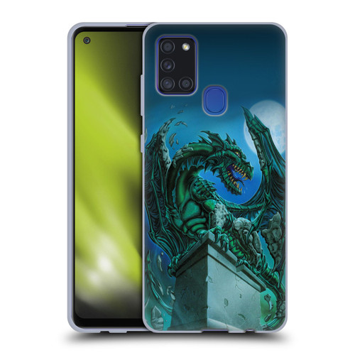 Ed Beard Jr Dragons The Awakening Soft Gel Case for Samsung Galaxy A21s (2020)