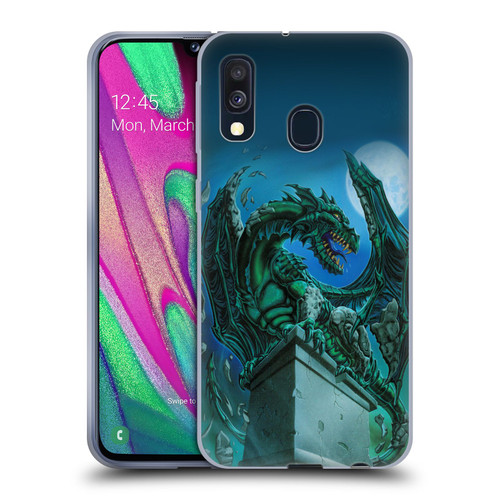 Ed Beard Jr Dragons The Awakening Soft Gel Case for Samsung Galaxy A40 (2019)