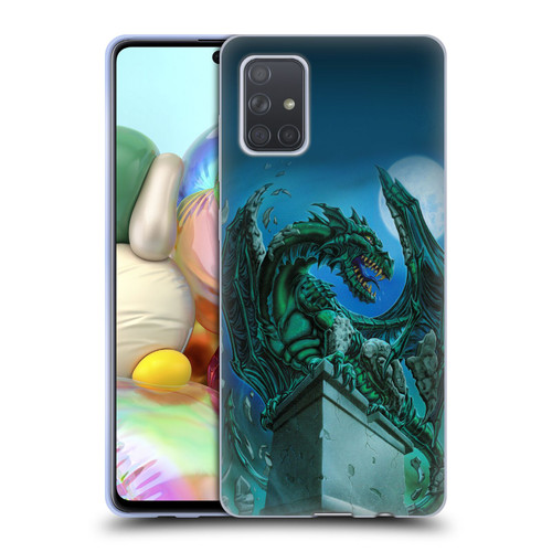 Ed Beard Jr Dragons The Awakening Soft Gel Case for Samsung Galaxy A71 (2019)