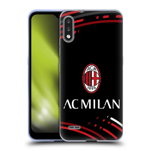 AC Milan Crest Patterns Curved Soft Gel Case for LG K22