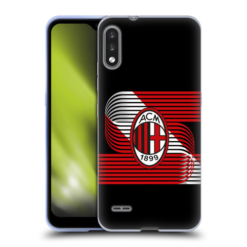 AC Milan Crest Patterns Diagonal Soft Gel Case for LG K22
