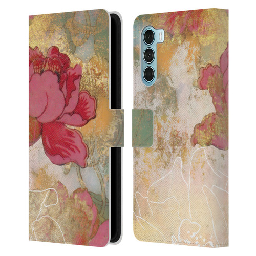 Aimee Stewart Smokey Floral Midsummer Leather Book Wallet Case Cover For Motorola Edge S30 / Moto G200 5G