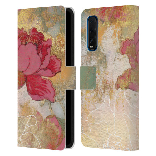 Aimee Stewart Smokey Floral Midsummer Leather Book Wallet Case Cover For OPPO Find X3 Neo / Reno5 Pro+ 5G