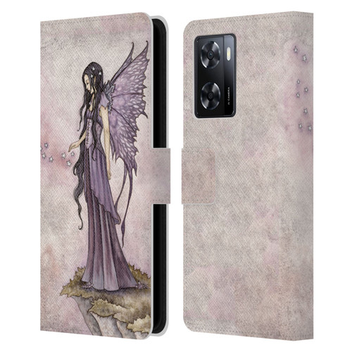 Amy Brown Magical Fairies I Will Return As Stars Fairy Leather Book Wallet Case Cover For OPPO A57s