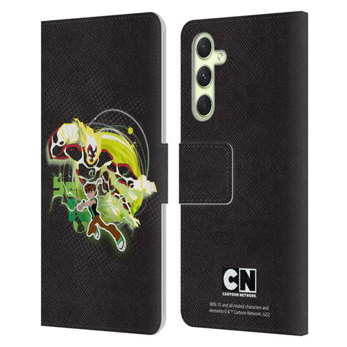 Ben 10: Omniverse Graphics Heatblast Leather Book Wallet Case Cover For Samsung Galaxy A54 5G