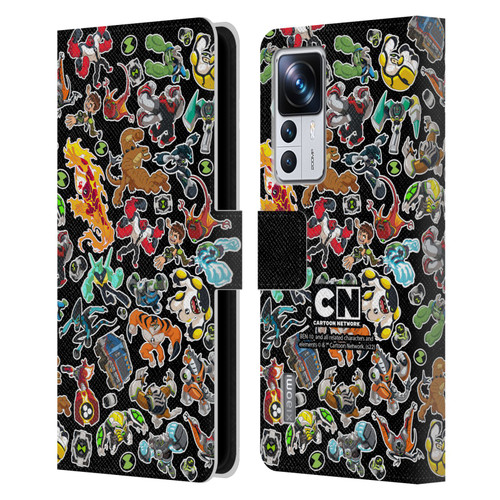 Ben 10: Animated Series Graphics Alien Pattern Leather Book Wallet Case Cover For Xiaomi 12T Pro