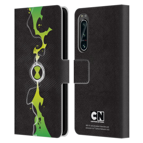 Ben 10: Omniverse Graphics Omnitrix Leather Book Wallet Case Cover For Sony Xperia 5 IV