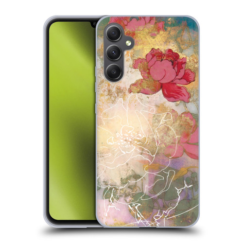 Aimee Stewart Smokey Floral Midsummer Soft Gel Case for Samsung Galaxy A34 5G