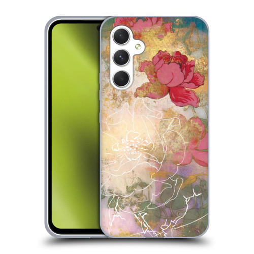 Aimee Stewart Smokey Floral Midsummer Soft Gel Case for Samsung Galaxy A54 5G