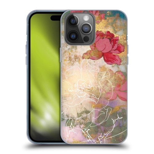 Aimee Stewart Smokey Floral Midsummer Soft Gel Case for Apple iPhone 14 Pro Max