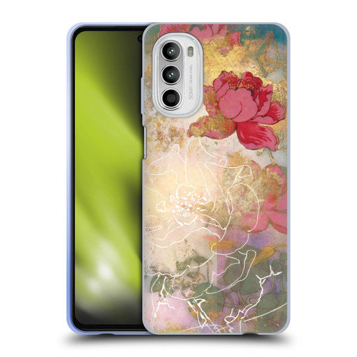 Aimee Stewart Smokey Floral Midsummer Soft Gel Case for Motorola Moto G52
