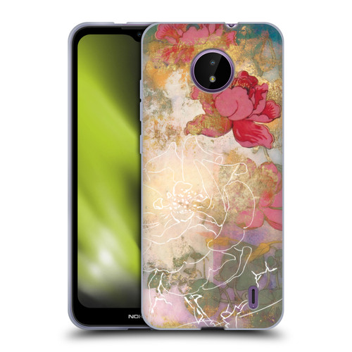 Aimee Stewart Smokey Floral Midsummer Soft Gel Case for Nokia C10 / C20
