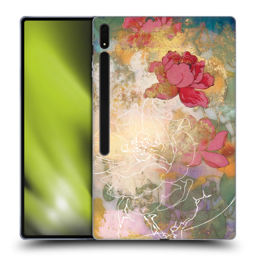 Aimee Stewart Smokey Floral Midsummer Soft Gel Case for Samsung Galaxy Tab S8 Ultra