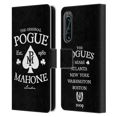 The Pogues Graphics Mahone Leather Book Wallet Case Cover For Sony Xperia 5 IV