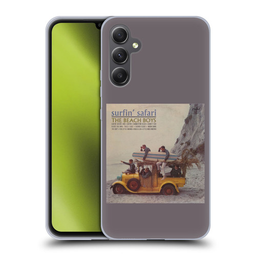 The Beach Boys Album Cover Art Surfin Safari Soft Gel Case for Samsung Galaxy A34 5G