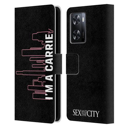Sex and The City: Television Series Characters Carrie Leather Book Wallet Case Cover For OPPO A57s