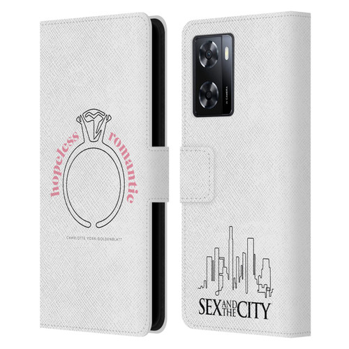 Sex and The City: Television Series Characters Hopeless Romantic Charlotte Leather Book Wallet Case Cover For OPPO A57s