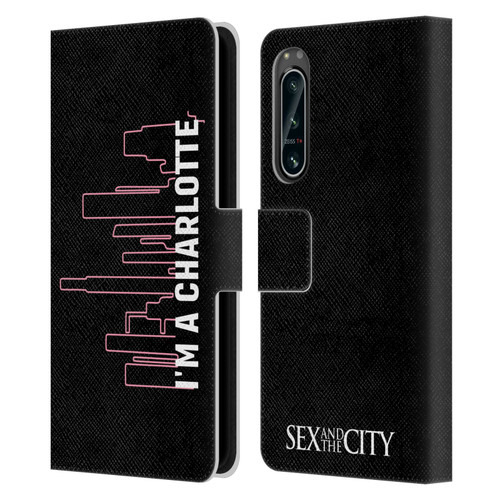 Sex and The City: Television Series Characters Charlotte Leather Book Wallet Case Cover For Sony Xperia 5 IV