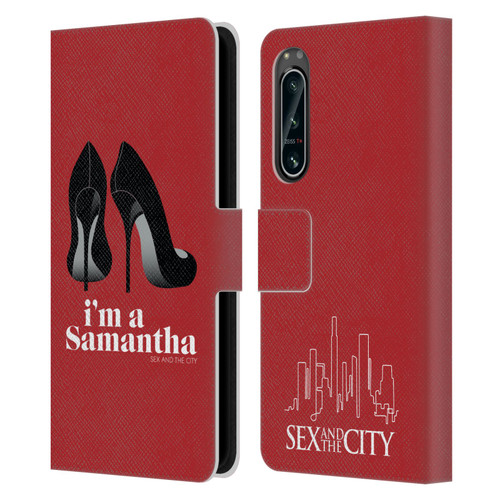 Sex and The City: Television Series Characters I'm A Samantha Leather Book Wallet Case Cover For Sony Xperia 5 IV