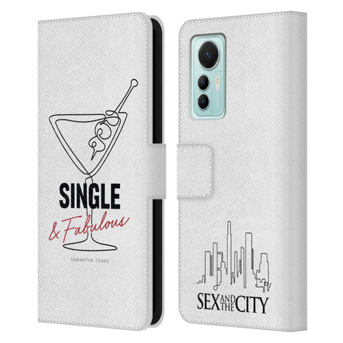 Sex and The City: Television Series Characters Single And Fabulous Samantha Leather Book Wallet Case Cover For Xiaomi 12 Lite