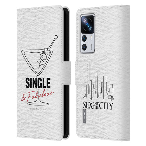 Sex and The City: Television Series Characters Single And Fabulous Samantha Leather Book Wallet Case Cover For Xiaomi 12T Pro