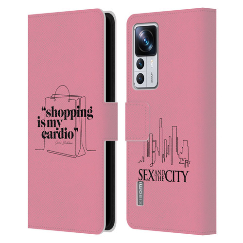 Sex and The City: Television Series Characters Shopping Cardio Carrie Leather Book Wallet Case Cover For Xiaomi 12T Pro