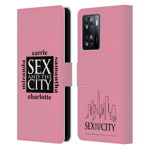 Sex and The City: Television Series Graphics Character 1 Leather Book Wallet Case Cover For OPPO A57s