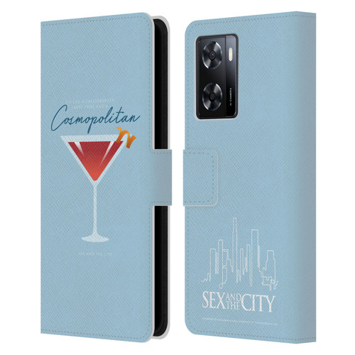 Sex and The City: Television Series Graphics Glass Leather Book Wallet Case Cover For OPPO A57s