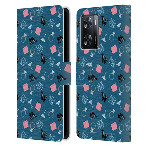 Sex and The City: Television Series Graphics Pattern Leather Book Wallet Case Cover For OPPO A57s
